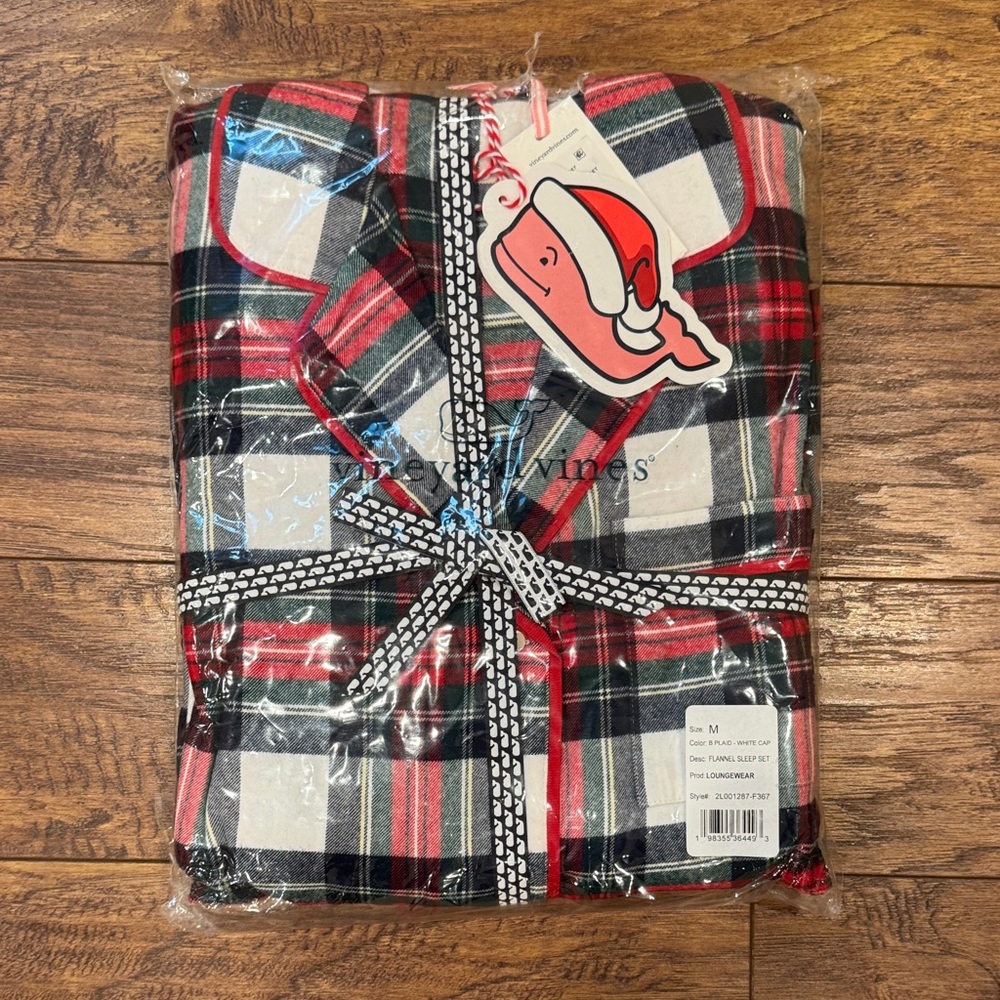 Vineyard Vines Red Plaid Pajamas